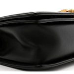 Calfskin Quilted Medium Boy Flap Black