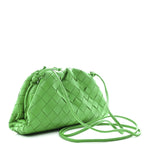 Nappa Intrecciato The Mini Pouch Clutch Parakeet