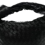 Nappa Intrecciato Teen Jodie Hobo Black