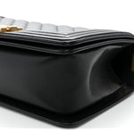 Caviar Quilted Medium Boy Flap Black