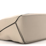 Grained Calfskin Small Puzzle Bag Sand