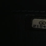 Patent Quilted Wallet On Removable Chain WOC Black