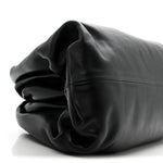 Smooth Butter Calf The Pouch Oversized Clutch Black