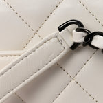 Lambskin Quilted Small Trendy CC Dual Handle Flap Bag White