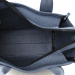 Cotton Canvas Small The Traveler Tote Bag Blue