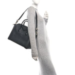 Sugar Goatskin Medium Antigona Black