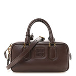 Calfskin Mini Arcadie Top Handle Bag Briarwood