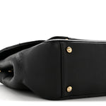 Caviar Quilted Large Business Affinity Flap Black