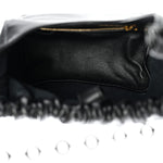 Mellow Nappa Small Monochrome Squeeze Bag Black