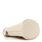 Calfskin Matelasse Mini GG Marmont 2.0 Bucket Bag White
