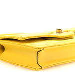 GG Monogram Scratch Lux Calfskin Mini Luce Shoulder Bag Yellow