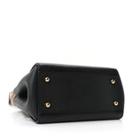 Soft Grain Calfskin Small Buckle Tote Black