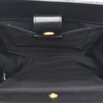Calfskin Quilted CC Chain Accordion Tote Black