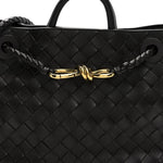 Nappa Intrecciato Small Andiamo Shoulder Bag Fondant