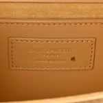 Metallic Calfskin Small Classic Monogram Kate Tassel Satchel Gold