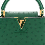 Ostrich Capucines Mini Mint