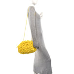 Chenille The Mini Pouch Lemon