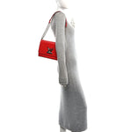 Epi Twist Shoulder Bag MM Coquelicot