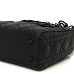 Ultra Matte Calfskin Cannage Small My ABCDior Lady Dior Black