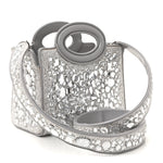Crystal Mini Le Troisieme Shopping Bag Grey