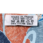 Silk Chacun Fait Son Nid Twilly Cobalt Marine Etoupe