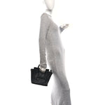 Pebbled Calfskin Nano Luggage Black