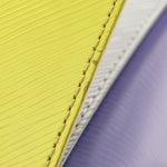 Epi Twist Shoulder Bag MM Purple Yellow Grey