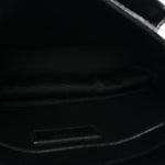 Crinkled Lambskin Matelasse Monogram Baby Niki Chain Satchel Black