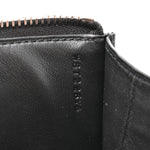 Shiny Porosus Crocodile Lisse Kelly Cadena Clutch Black