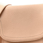 Pebbled Calfskin Jennifer Mini Crossbody Bag Blush Nude