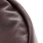 Soft Calfskin Moon Sling Bag Plum