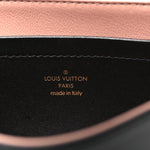Lambskin Embossed Monogram Pochette Coussin Black