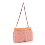 Rabbit Fur N°5 Pochette Pink Orange