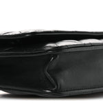 Lambskin Quilted Wallet On Chain WOC Black