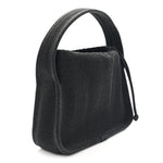 Ribbed Knit Small Ryan Bag Black