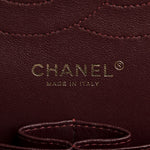 Lambskin Quilted Jumbo Double Flap Black