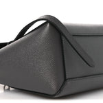 Grained Calfskin Nano Belt Bag Grey