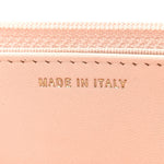 Lambskin Quilted Trendy CC Wallet On Chain WOC Light Beige