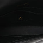 Lambskin Chevron Quilted Mini LouLou Black