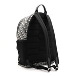 Oblique Calfskin 8 Backpack Beige Black