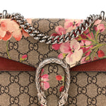 GG Supreme Monogram Blooms Mini Dionysus Shoulder Bag Beige Multicolor Dry Rose