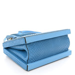 Snakeskin Small Postal Bag Sky Blue
