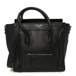 Smooth Calfskin Nano Luggage Black
