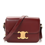 Shiny Calfskin Teen Triomphe Light Burgundy
