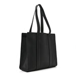 Grained Calfskin LV Aerogram Tote Black