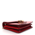 Dollar Calfskin Small Interlocking G Shoulder Bag Red