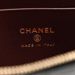 Caviar Quilted Top Handle Slim Vanity With Chain Black
