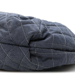 Denim Quilted Large Stretch Spirit Cabas Blue