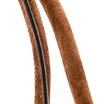 Suede Triangle Medium Bonnie Shoulder Bag Cacao