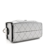 Metallic Caviar Quilted Mini Chanel 25 Handbag Anthracite